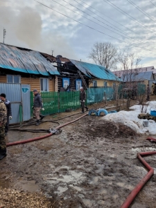 На пожаре в многоквартирном доме в Марий Эл никто не пострадал